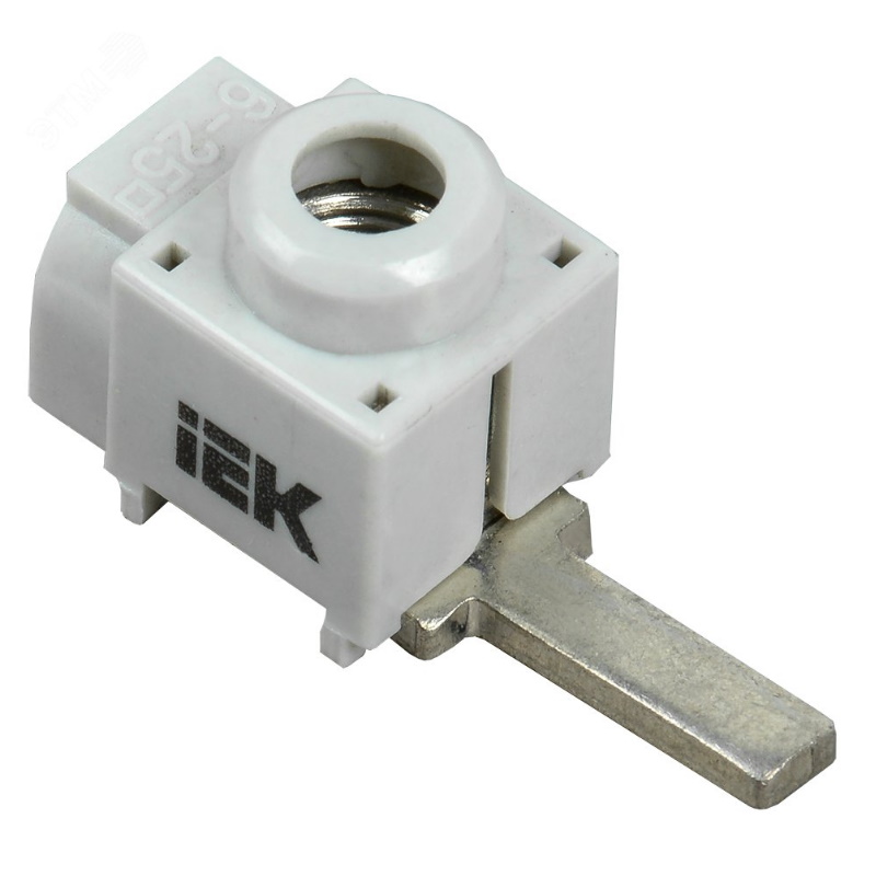 Клемма вводная IEK YKVM-4-25-F, для модульного оборудования, КВМ 4-25 мм2, прямой ввод