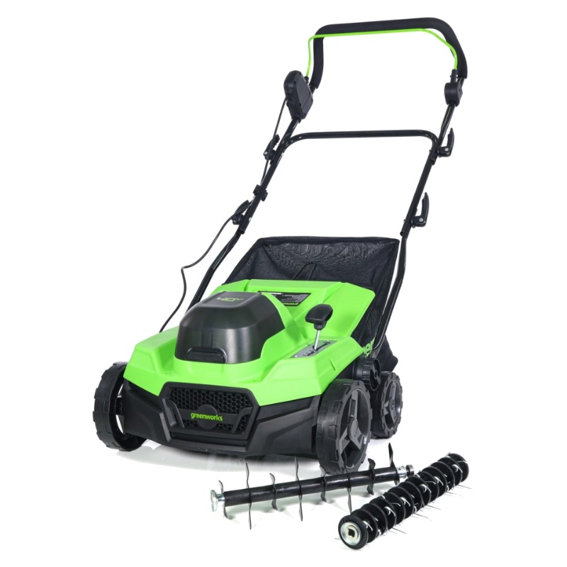 Аэратор-скарификатор аккумуляторный Greenworks GD40SC38II 2517607 40V, бесщеточный, без АКБ и ЗУ