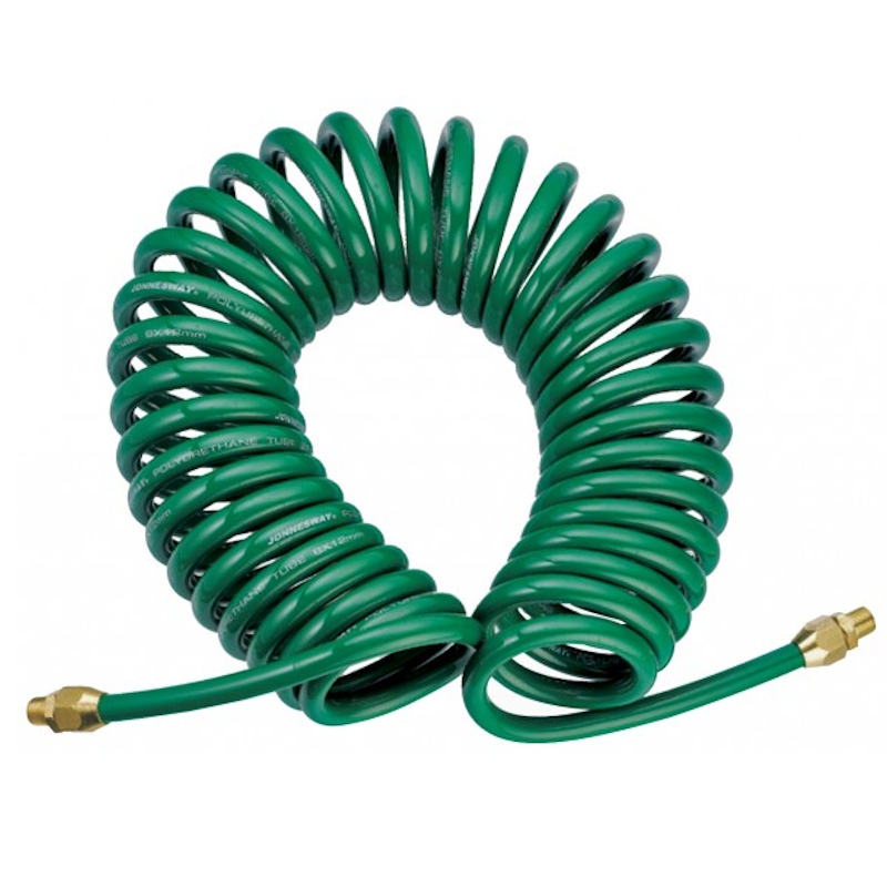 Шланг полиуретановый спиральный для пневматического инструмента Jonnesway JAZ-7214J 047513 8х12 мм 13м 4906₽