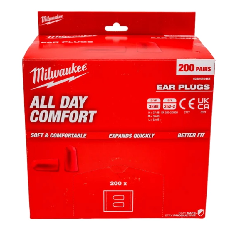Вкладыши противошумные Milwaukee 4932480465, 200 штук  в Муроме