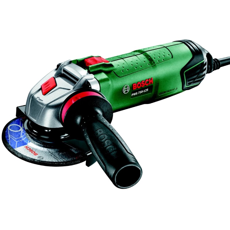 Угловая шлифмашина (болгарка) Bosch PWS 750-125 0.603.3A2.40D, 125 мм, 750 Вт