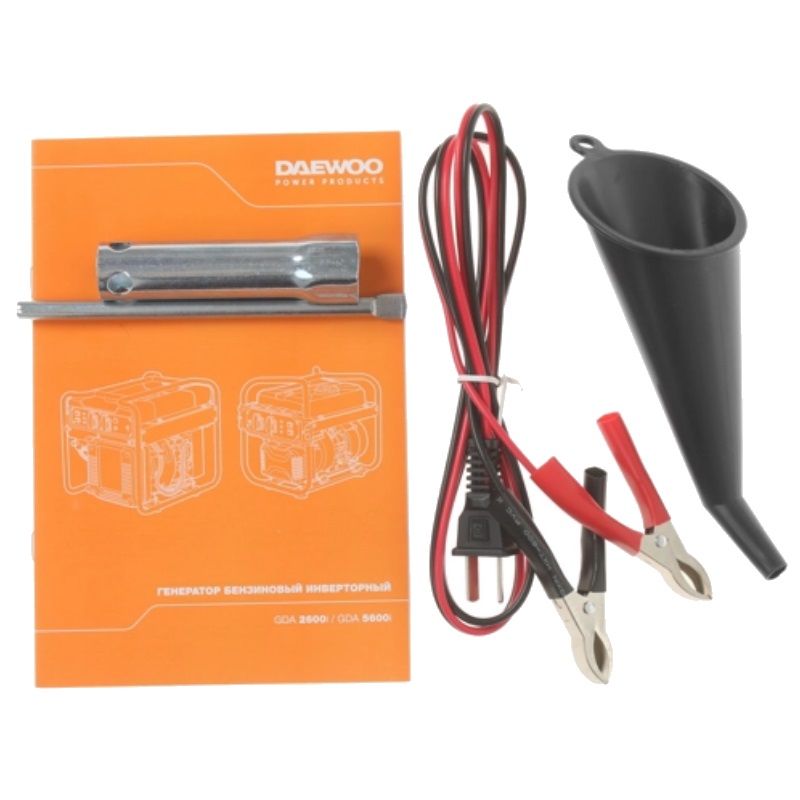 Инверторный бензиновый генератор Daewoo GDA 5600i (мощность 4.2 кВт, объем бака для топлива 13 л)