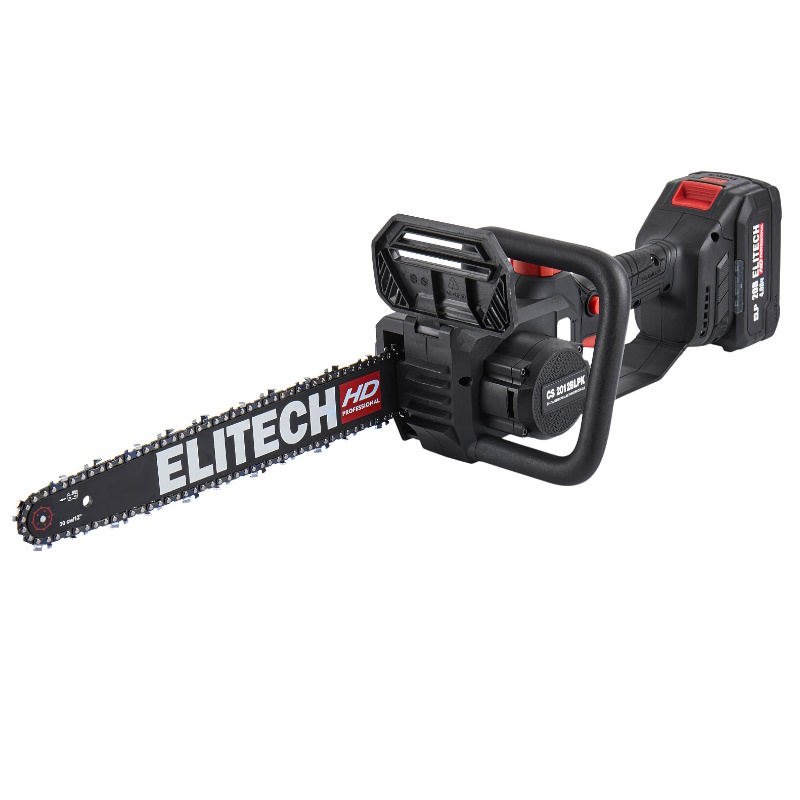 Пила цепная аккумуляторная Elitech HD CS 2012BLPK (E1611.026.01) 211701, бесщеточная, 20В, 1х4Ач и ЗУ, Li-ion