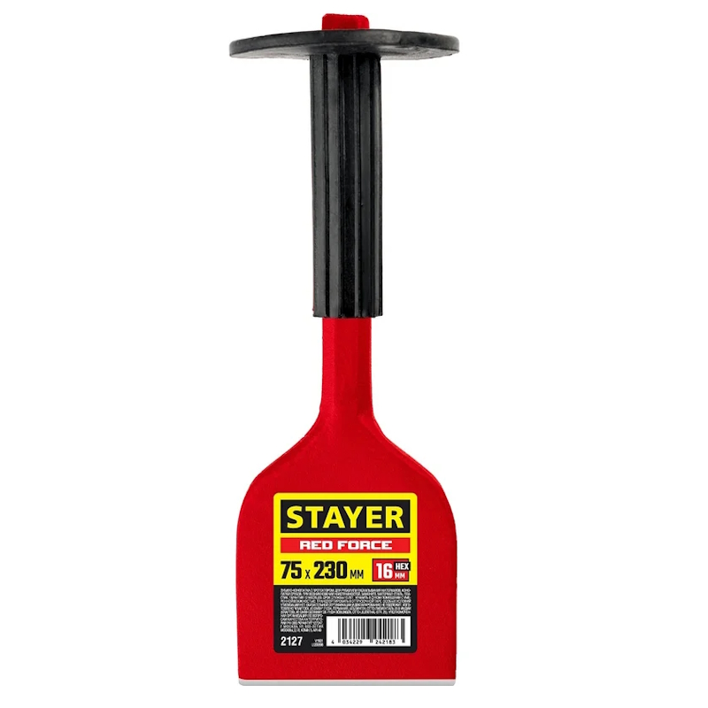 Зубило-конопатка с протектором Stayer Red Force 2127, 75х230 мм в Кинешме