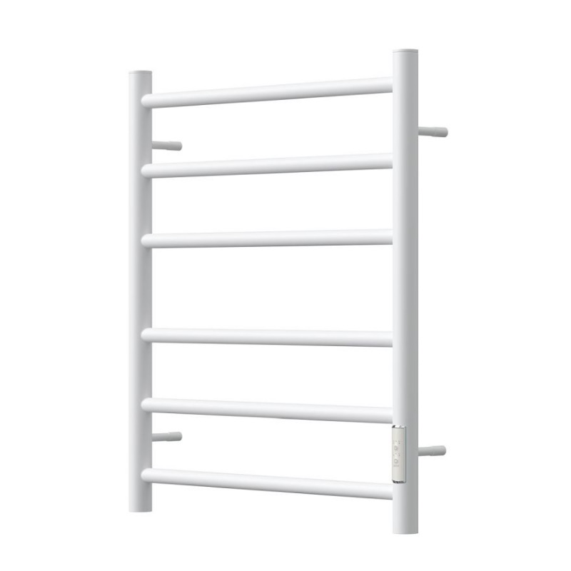 Полотенцесушитель электрический Point PN10856W П6, Аврора, 500x600, 6 перекладин в Кинешме