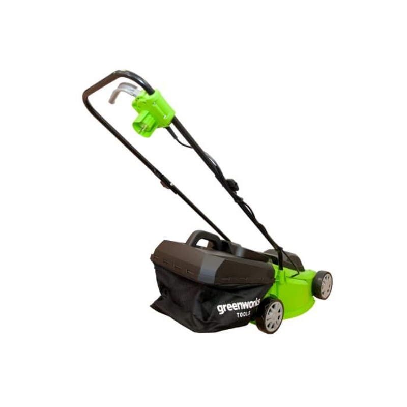 Газонокосилка Greenworks GLM1232 2502207, 1200 Вт, 33 см в Рыбинске