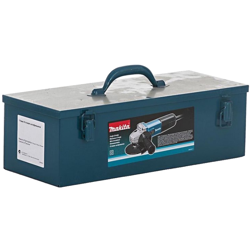 Угловая шлифмашина (болгарка) Makita 9557HNK, 115 мм, 840 Вт, в кейсе в Угличе