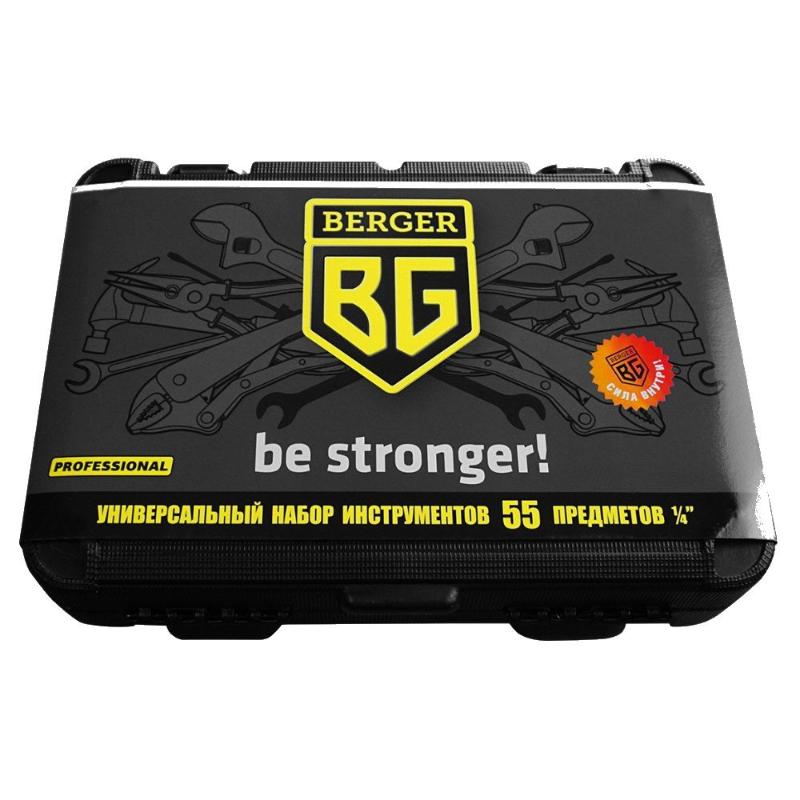 Набор инструментов универсальный Berger BG055-14, 55 предметов