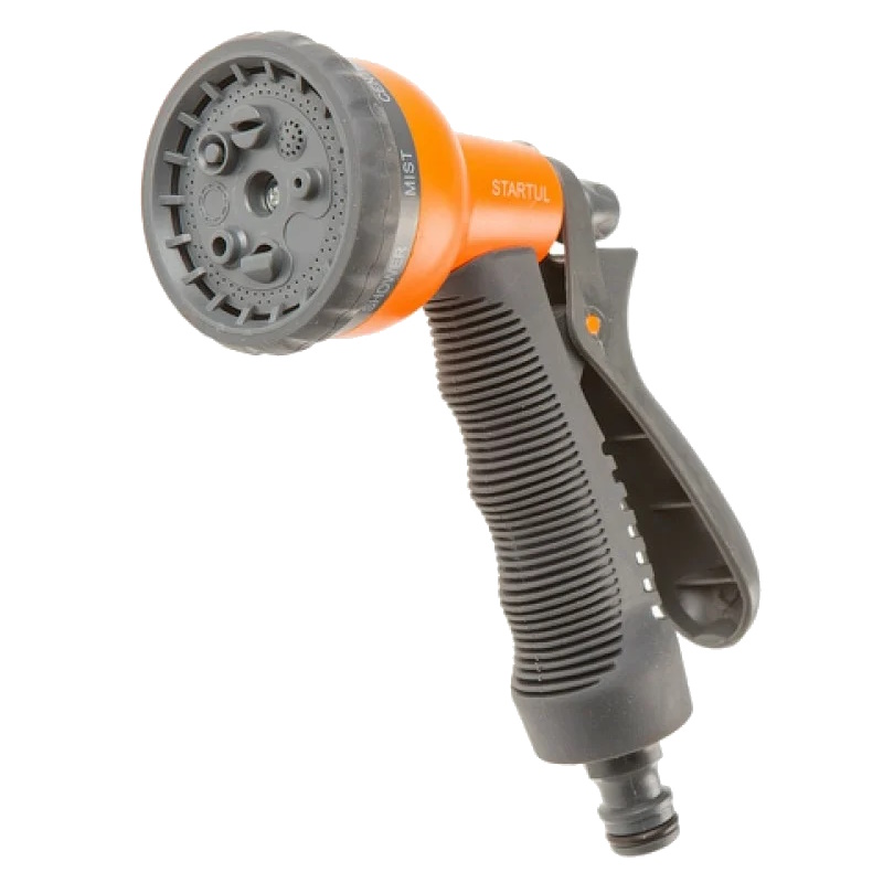 Пистолет-распылитель 8-позиционный с мягкой ручкой Startul GARDEN ST6010-04 279₽