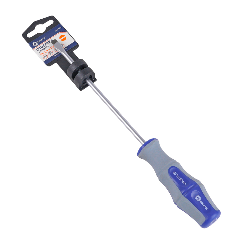 Отвертка Кобальт Ultra Grip 646-263, SL5x150 мм, CrV в Александрове