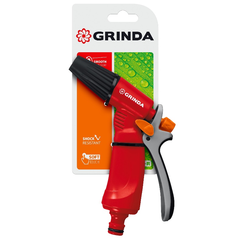 Поливочный пистолет Grinda P-R 8-427361_z02, плавная регулировка, курок сзади, пластиковый в Кинешме