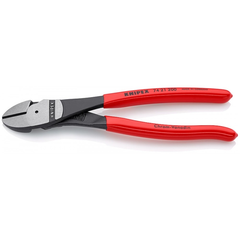 Бокорезы Knipex KN-7421200 особо мощные губки 12 200 мм фосфатированные обливные ручки 5907₽