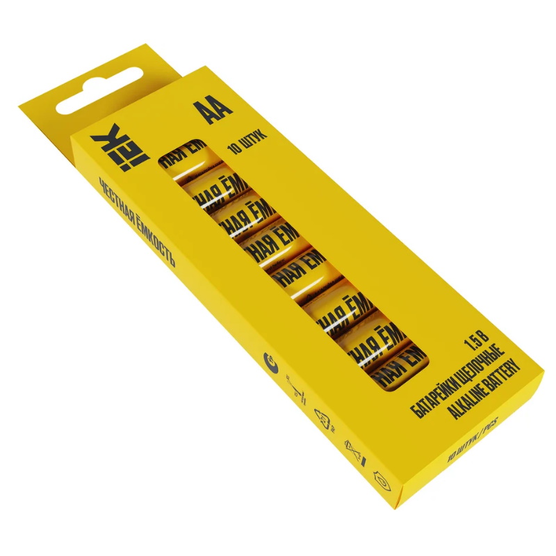 Батарейка щелочная IEK Alkaline ABT-LR06-OP-B10, LR06/AA, 10шт, бокс в Александрове