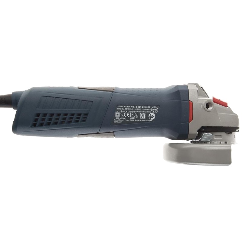 Угловая шлифмашина (болгарка) Bosch GWS 13-125 CIE 0.601.794.0R2, 125 мм, 1300 Вт, плавный пуск, регулировка оборотов в Рыбинске