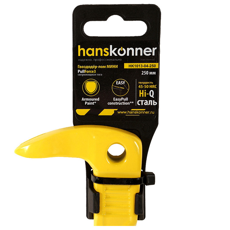 Гвоздодер-лом мини Hanskonner HK1013-04-250, 250x23x9мм в Костроме