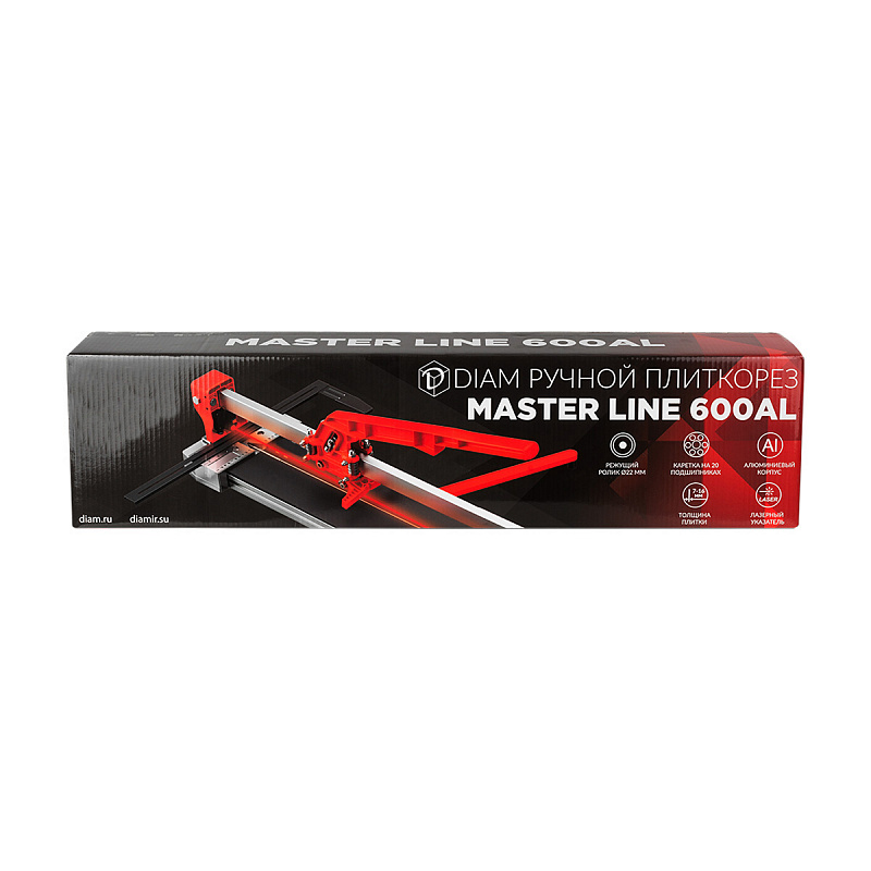 Плиткорез ручной Diam Master Line-600AL 600154, максимальная длина резки 600 мм