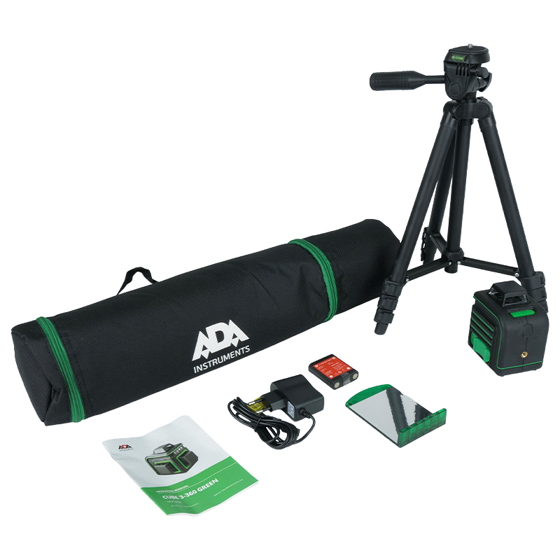 Построитель лазерных плоскостей Ada Cube 3-360 GREEN, Professional Edition А00573 в Костроме