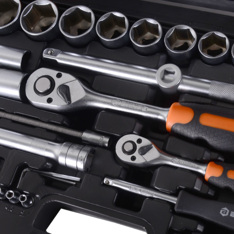 Набор инструментов Вихрь 73/6/7/5, CrV, 1/2", 1/4", 94 предмета