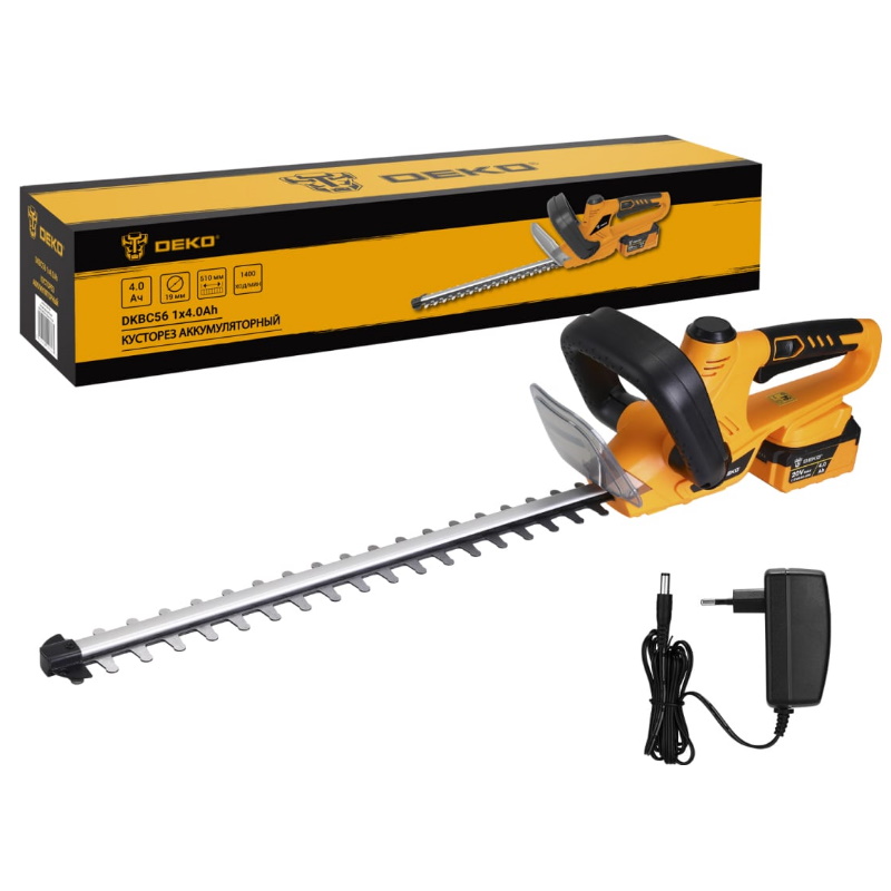 Кусторез аккумуляторный Deko DKBC56 065-1254 560мм 140Ач 9810₽