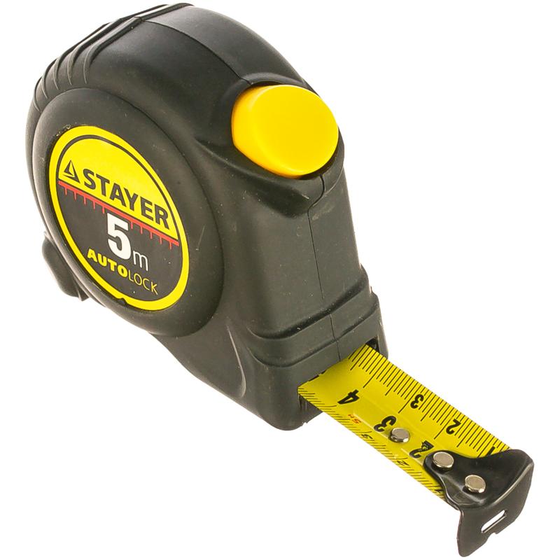 Рулетка Stayer Master Autolock 2-34126-05-25_z01 (5 м, 25 мм) в Рыбинске
