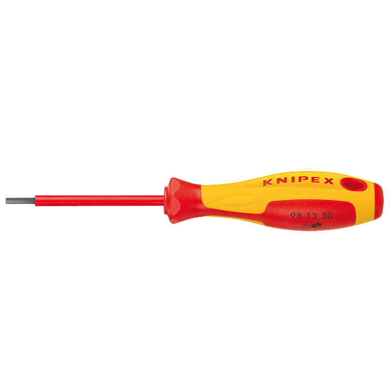 Отвёртка Knipex KN-981330, VDE, с внешним шестигранником, 3x75 мм, длина 182 мм, диэлектрическая в Иваново