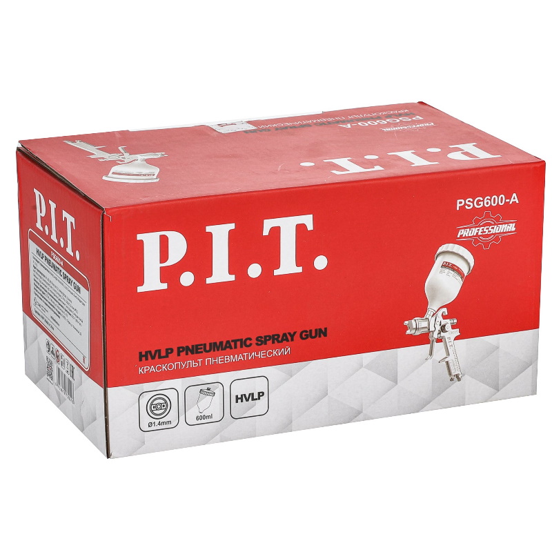 Компрессор P.I.T. PAC100-C2, электрический, масляный +Краскопульт пневматический PSG600-А в подарок в Туле