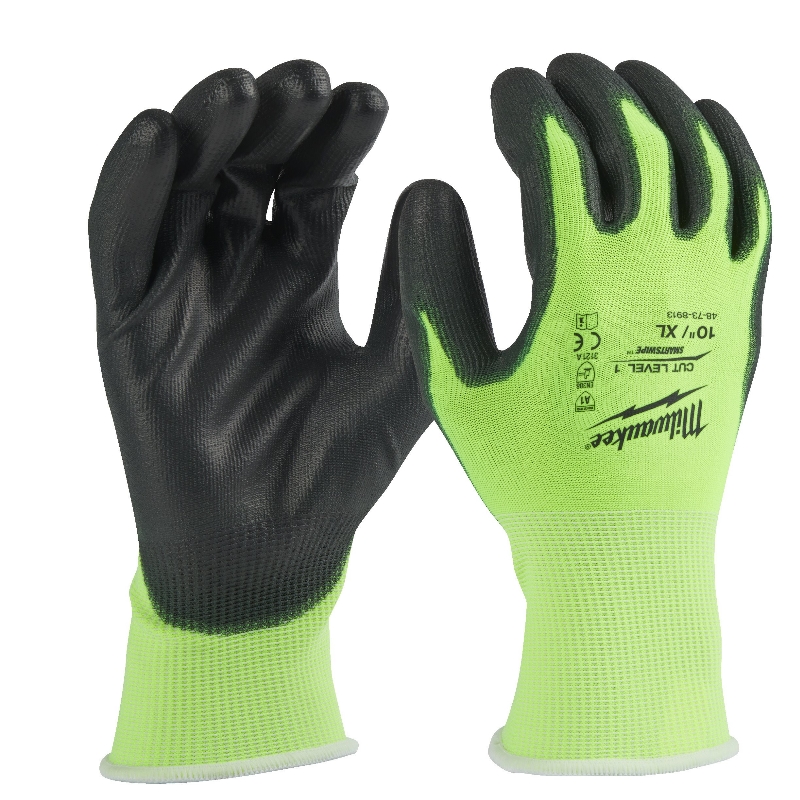 Перчатки защитные Milwaukee Hi-Vis Cut level Хай Виз Кат Левел 1A 4932479919 10XL 360₽