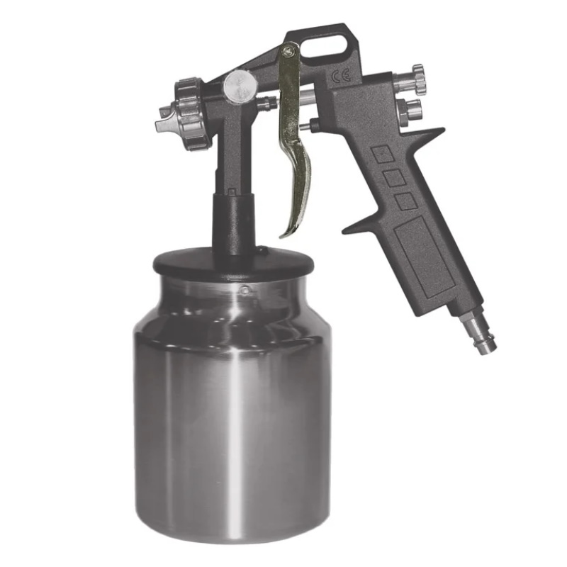 Краскопульт пневматический Fit 81001 алюминиевый нижний бачок 1000 мл 15 мм 2590₽