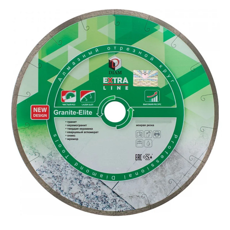 Круг алмазный Diam 1A1R Granite-Elite 000704 230x1,6x10x25,4 (Гранит) в Муроме