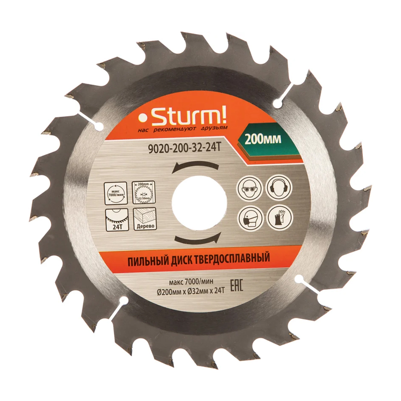 Диск пильный Sturm 9020-200-32-24T в Туле