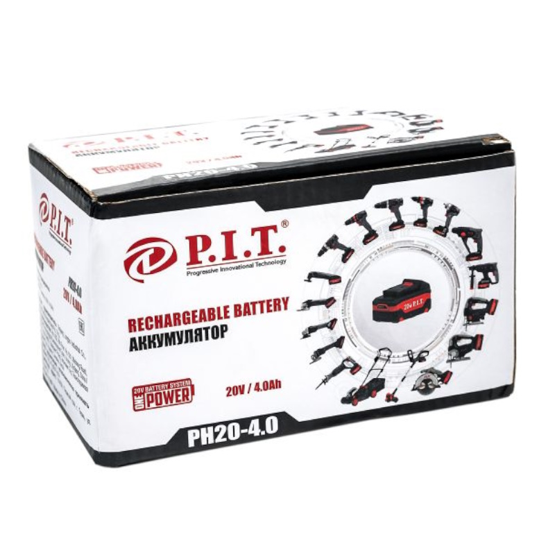 Аккумулятор P.I.T. OnePower PH20-4.0, 20В, 4Ач, Li-Ion в Муроме