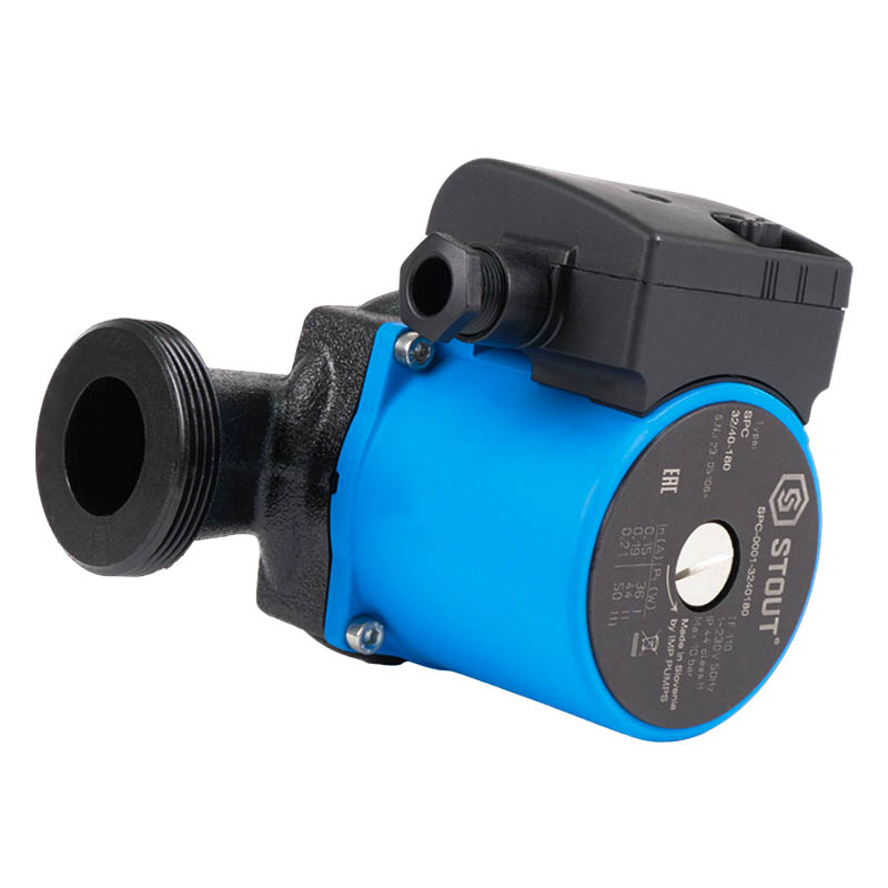Насос циркуляционный Stout SPC-0001-3240180 32/40-180 (0.5 кВт, 12.6 м³/ч, труб. монтаж G 2") в Иваново