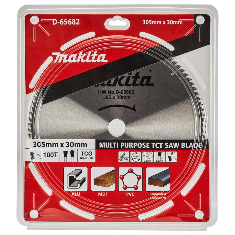 Пильный диск Makita D-65682, универсальный 305x30x2.8/2x100T в Муроме