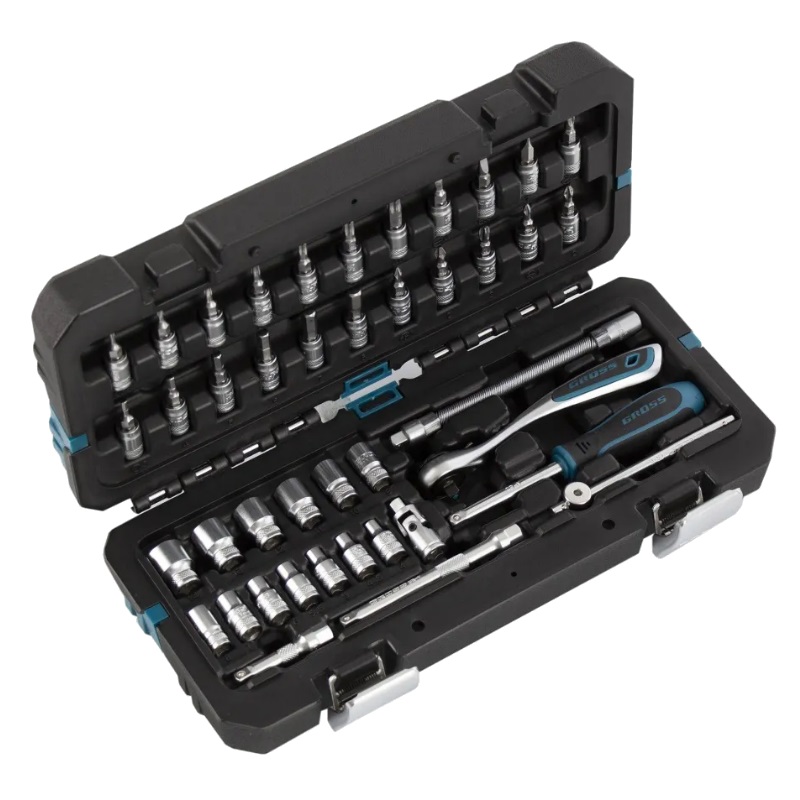 Набор инструментов Gross 14146 (1/4", CrV, 120 зубьев, 42 предмета) в Твери