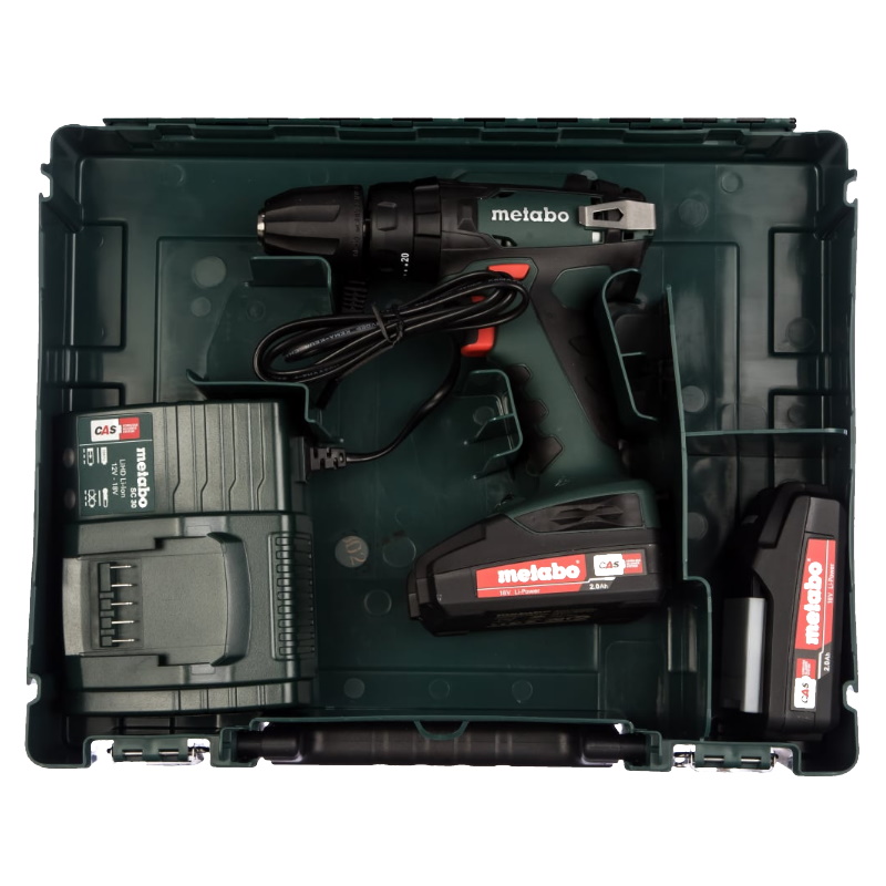 Аккумуляторная дрель-шуруповерт Metabo SB 18, 602245560, 2х2.0Ач LiIon,10мм в Кинешме