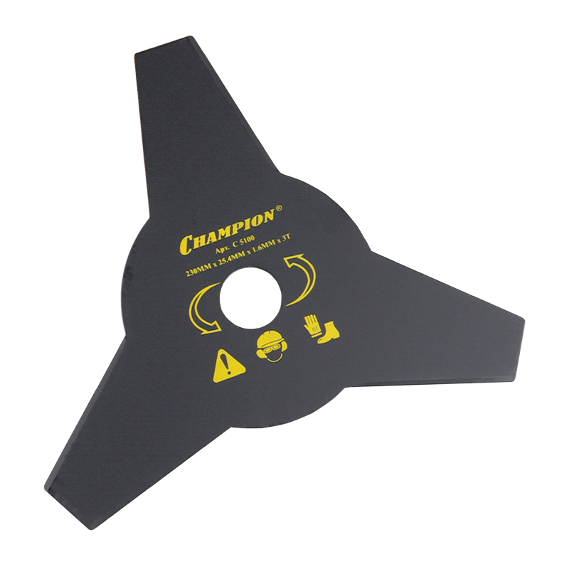 Нож для жесткой травы Champion C5100 (тип А, 25,4x230 мм, 3 лопасти)