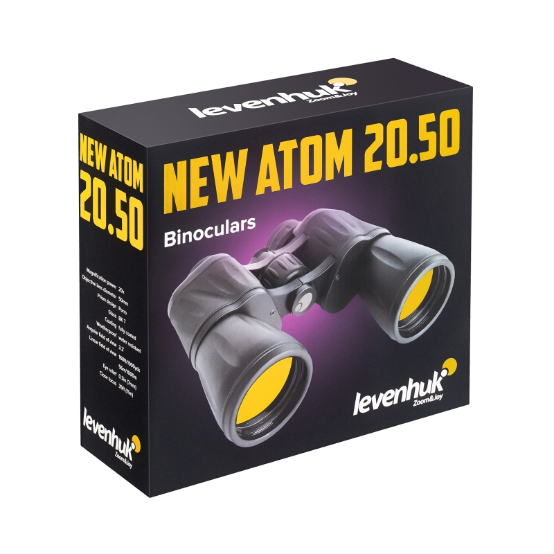 Бинокль Levenhuk New Atom 84621, 20x50 в Туле