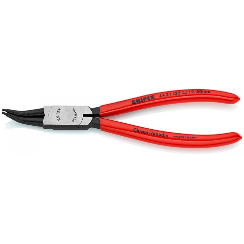Щипцы Knipex KN-4431J22 для внутренних стопорных колец губки 45 19-60 мм длина 180 мм фосфатированные 2864₽