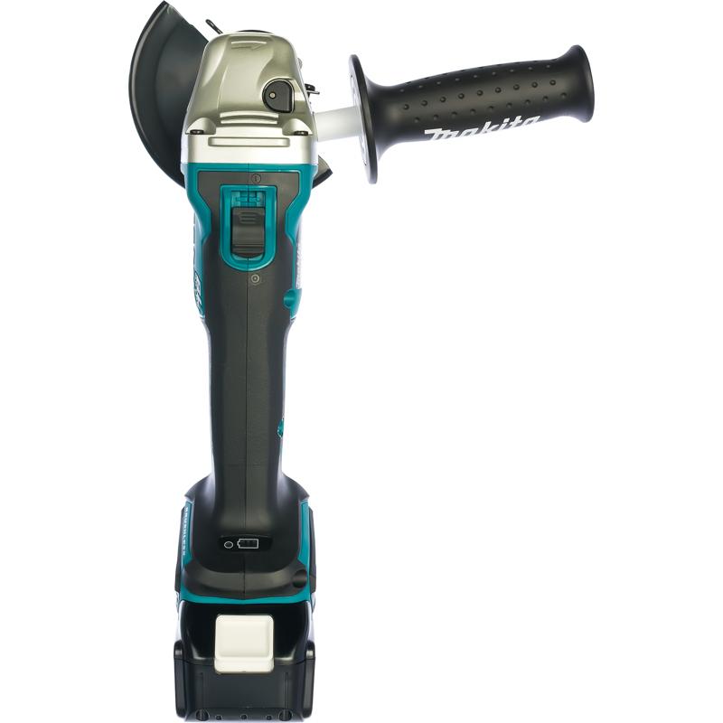 Угловая шлифмашина (болгарка) аккумуляторная Makita DGA504RF, 125 мм, 18 В, плавный пуск, в кейсе в Коврове