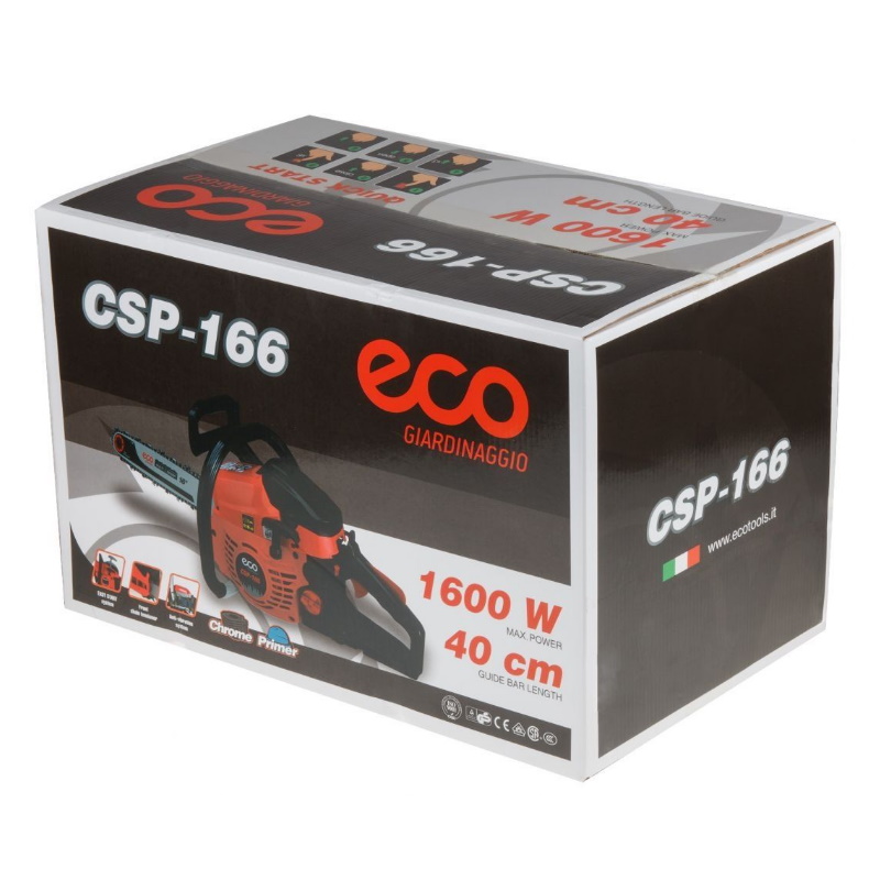 Бензопила Eco CSP-166 EC1560-6 шина 40 см (16"), 3/8" LP, 1.3 мм, 57 зв. в Череповце