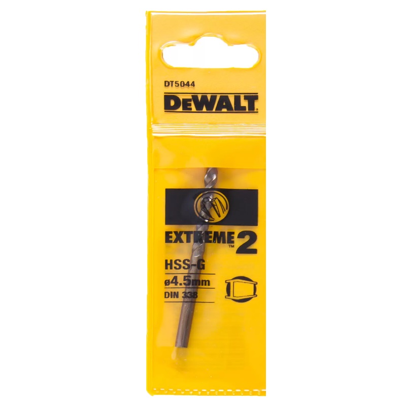 Сверло по металлу DeWALT Extreme 2 DT5044-QZ, 4.5х80х46 мм в Ярославле