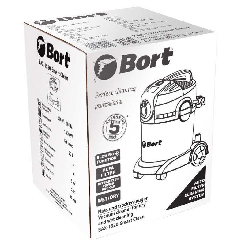 Пылесос универсальный Bort BAX-1520-Smart Clean 98291148