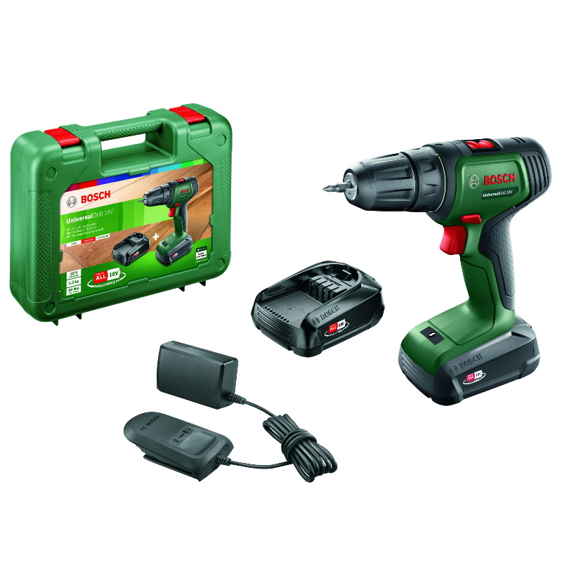 Аккумуляторная дрель-шуруповерт Bosch UniversalDrill 18V 06039D4002