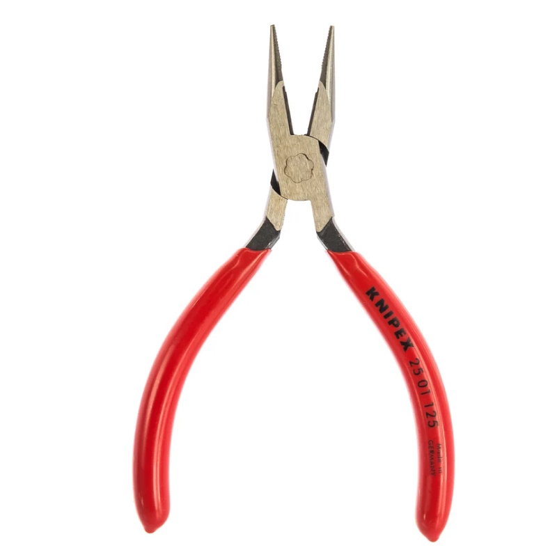 Длинногубцы с режущими кромками Knipex KN-2501125 125 мм фосфатированные обливные ручки 3510₽