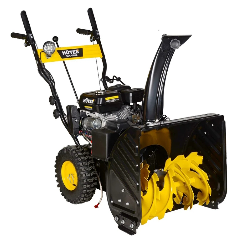 Бензиновый снегоуборщик Huter SGC 4800B 70/7/2 (мощность двигателя 7 л. с., ширина захвата 56 см, электрозапуск)