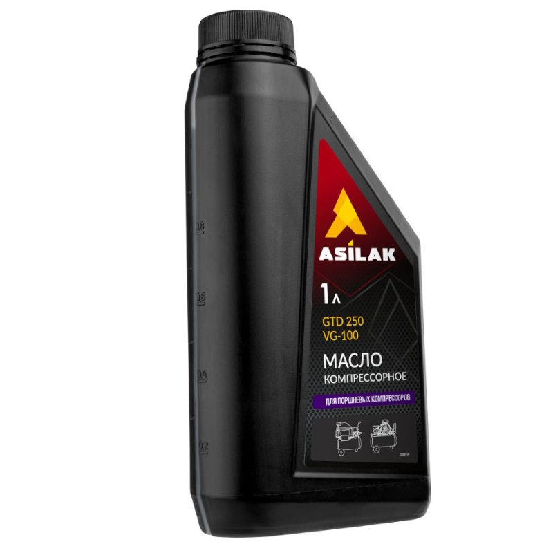 Масло минеральное компрессорное Asilak ASX5010-5, GTD 250, VG-100, 1 л в Муроме