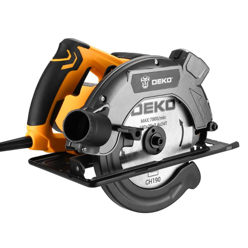 Дисковая циркулярная пила Deko DKCS1800-190 Laser 083-1011, 1800Вт, 190мм диск, лазерный указатель в Костроме