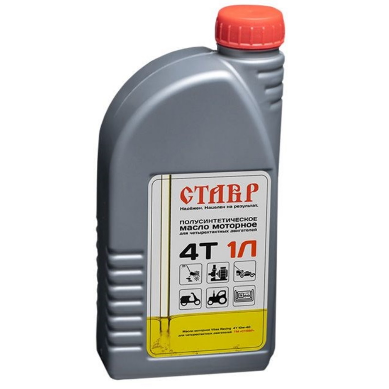 Масло моторное Stavr 9101500070 10W-40 API SLCF 4Т 1 л полусинтетика 332₽