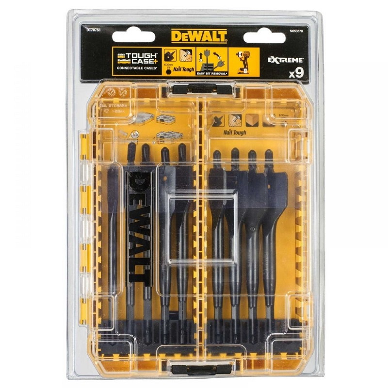 Набор сверл перьевых DeWalt IMPACT 12-32 мм, 8 штук в Костроме