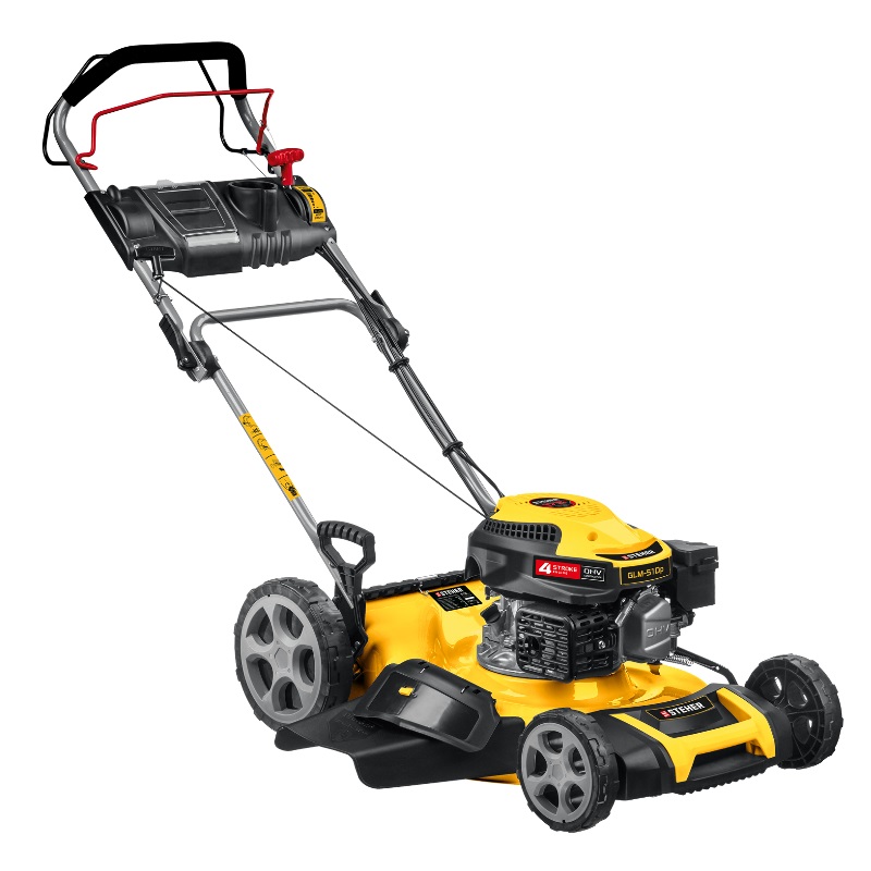 Газонокосилка бензиновая Steher GLM-510p, 6,5 л.с., ширина скашивания 51 см, самоходная в Ярославле